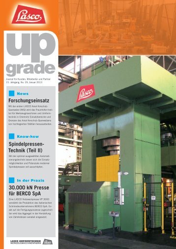 upgrade no. 29 - LASCO Umformtechnik GmbH