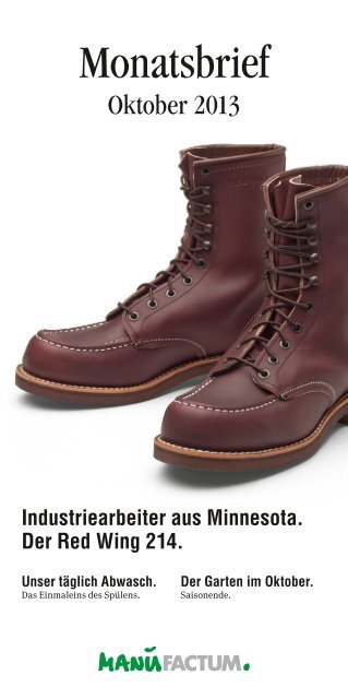 Monatsbrief Bad Manufactum