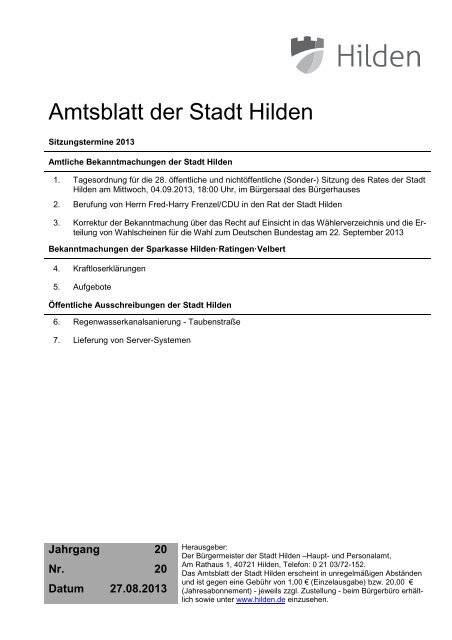 Amtsblatt Nr. 20-13 27.08.2013.pdf - Hilden
