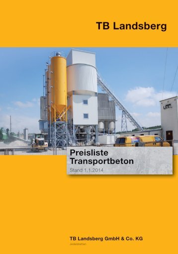 Preisliste TB Landsberg Werk - Maerker-gruppe.de