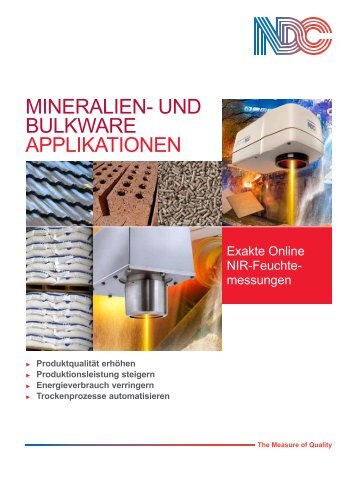 Prospekt Industrieanwendungen NDC CM710e - PDF runterladen