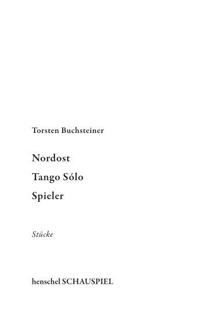 Leseprobe (PDF) - henschel SCHAUSPIEL Theaterverlag Berlin ...