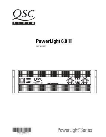 PowerLight Series PowerLight 6.0 II -  QSC Audio Products