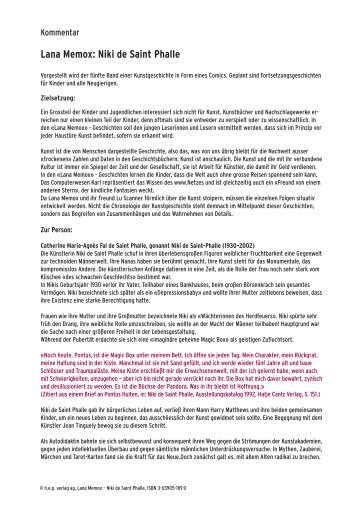 Lana Memox: Niki de Saint Phalle - hep verlag