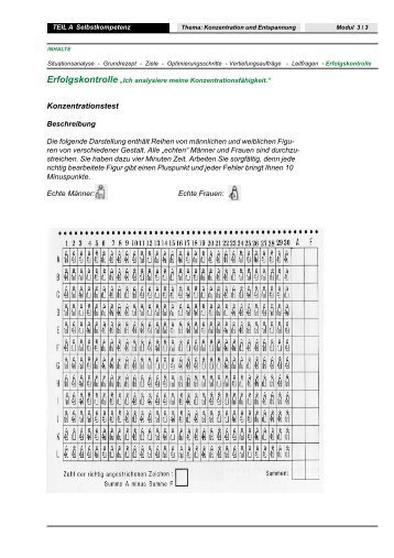 Konzentrationstest - hep verlag