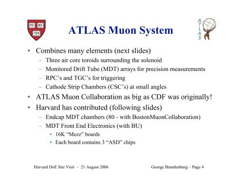 Harvard ATLAS Group