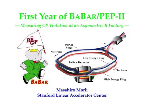 First Year of BABAR/PEP-II - Harvard University Laboratory for ...