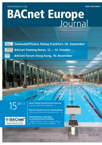 Bacnet Europe Journal 15 - 09/11 (6MB - Bacnet Interest Group ...