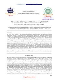 Polymorphism of IGF-1 gene in Makoei Sheep using PCR-SSCP