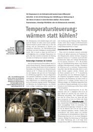 Temperatursteuerung: wärmen statt kühlen? - Der Deutsche Weinbau