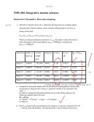 SMS-204: Integrative marine sciences.