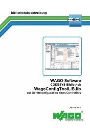 Bibliotheksbeschreibung WagoConfigToolLIB.lib