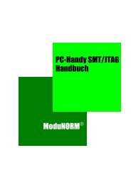 Handbuch PC-Handy SMT/JTAG ModuNORM - Mikrap AG