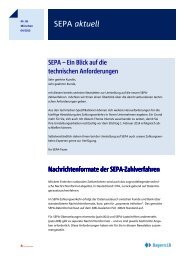 SEPA aktuell - Bayerische Landesbank