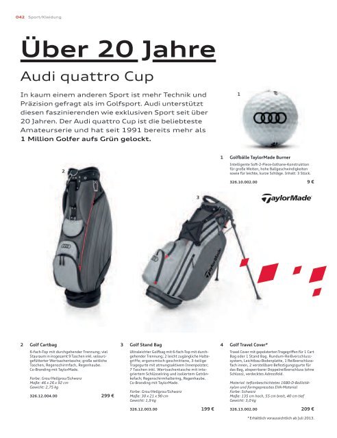 Audi collection Katalog 2013 (6 MB)