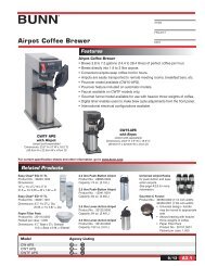 Airpot Coffee Brewer - Bunn