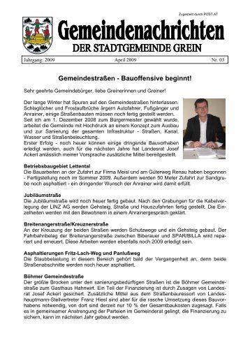 April_Ausgabe2009 (228 KB) - Grein