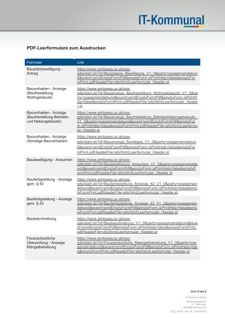 Online Formulare zum AusfÃ¼llen und Speichern als PDF bzw ... - Grein