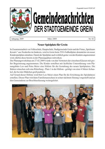 Neuer Spielplatz fÃ¼r Grein