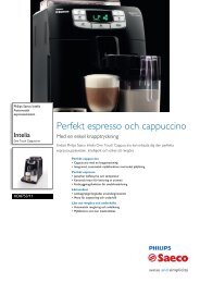 HD8753/11 Philips Automatisk espressomaskin - Hemexperten