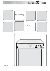 Bruksanvisning TK7515 - Elon