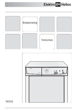 Bruksanvisning TK7515 - Elon