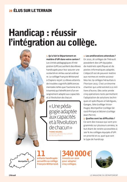 TÃ©lÃ©charger le magazine au format PDF - Conseil GÃ©nÃ©ral de l'HÃ©rault