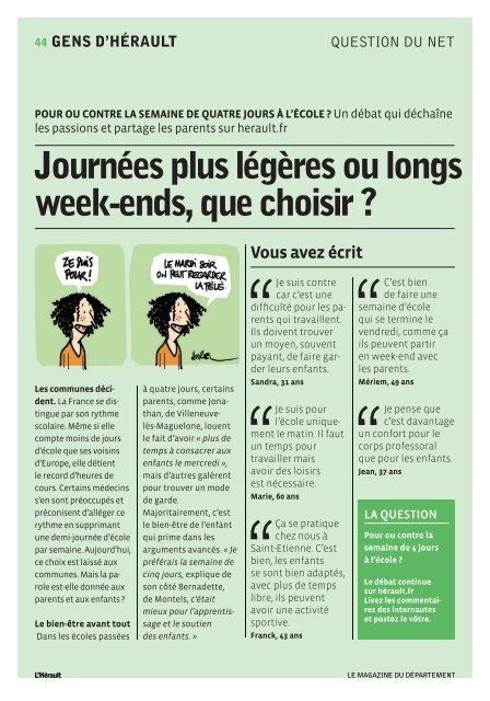 TÃ©lÃ©charger le magazine au format PDF - Conseil GÃ©nÃ©ral de l'HÃ©rault