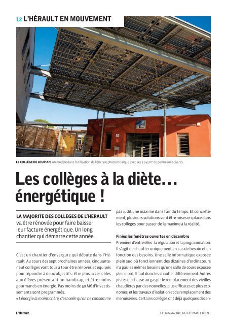 TÃ©lÃ©charger le magazine au format PDF - Conseil GÃ©nÃ©ral de l'HÃ©rault