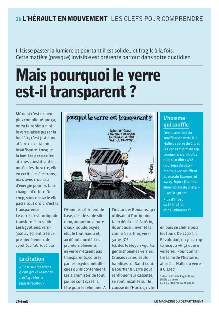 TÃ©lÃ©charger le magazine au format PDF - Conseil GÃ©nÃ©ral de l'HÃ©rault