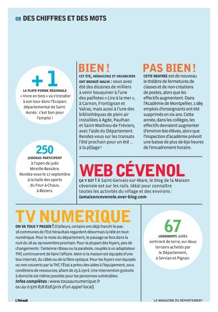 TÃ©lÃ©charger le magazine au format PDF - Conseil GÃ©nÃ©ral de l'HÃ©rault