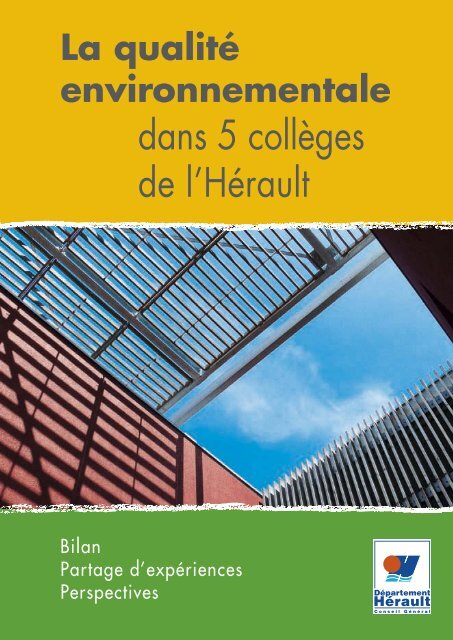 collÃ¨ges HQE - Conseil GÃ©nÃ©ral de l'HÃ©rault