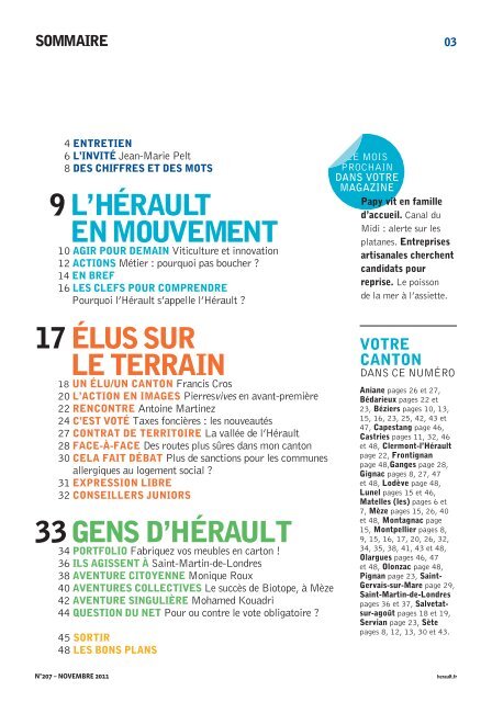 TÃ©lÃ©charger le magazine au format PDF - Conseil GÃ©nÃ©ral de l'HÃ©rault