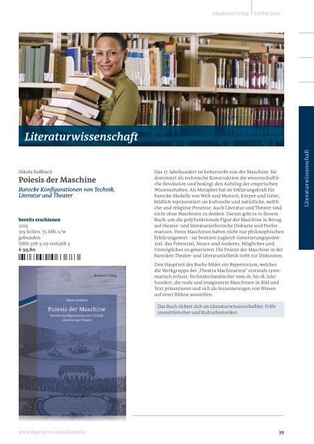 Akademie Verlag - Walter de Gruyter