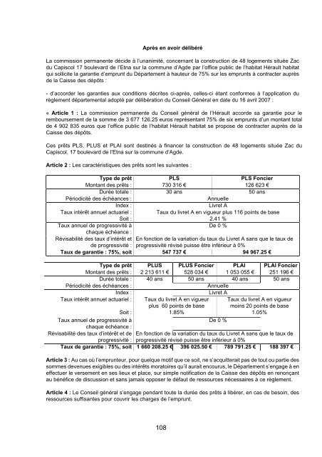 RRA NÂ°13 2010 - Conseil GÃ©nÃ©ral de l'HÃ©rault