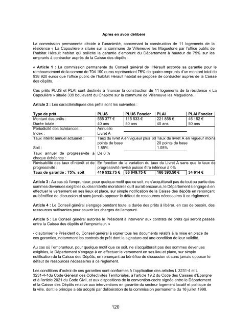 RRA NÂ°13 2010 - Conseil GÃ©nÃ©ral de l'HÃ©rault