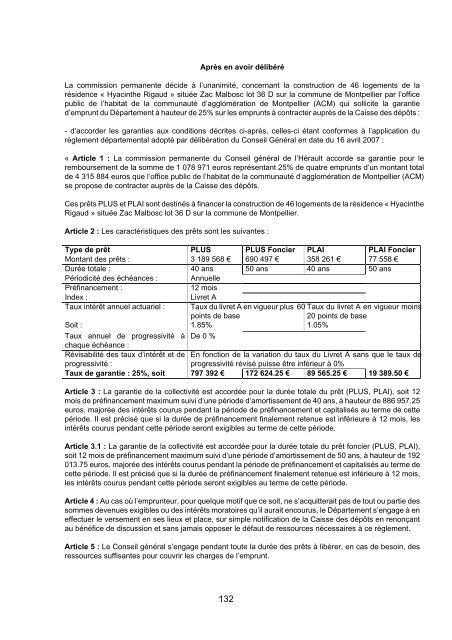 RRA NÂ°13 2010 - Conseil GÃ©nÃ©ral de l'HÃ©rault