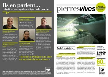Journal de chantier pierresvives NÂ°1-mai 2009 - Conseil GÃ©nÃ©ral de ...