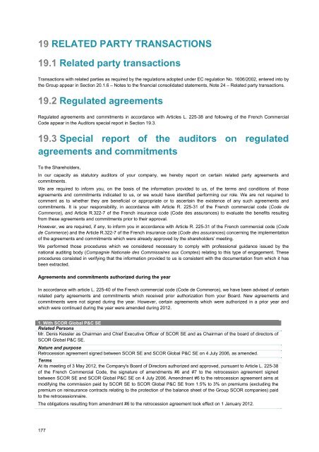 4.4 Legal risk - Scor