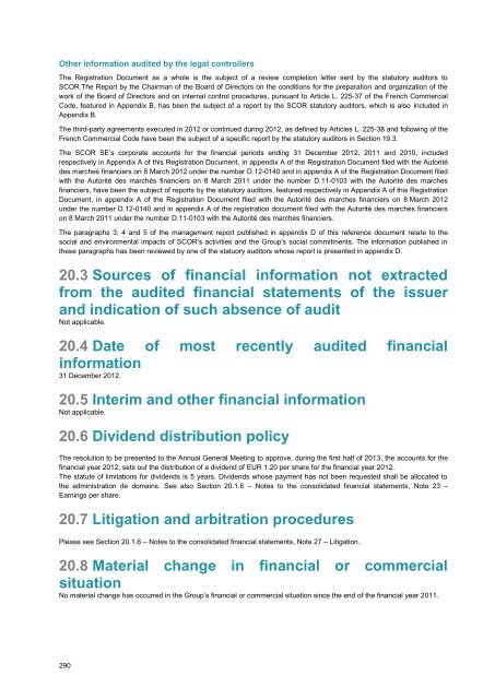 4.4 Legal risk - Scor