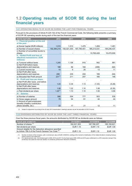 4.4 Legal risk - Scor