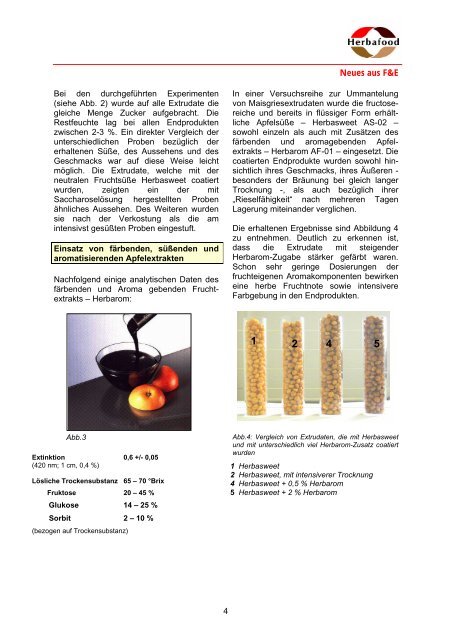 Meldung als PDF-Dokument - Herbafood Ingredients GmbH