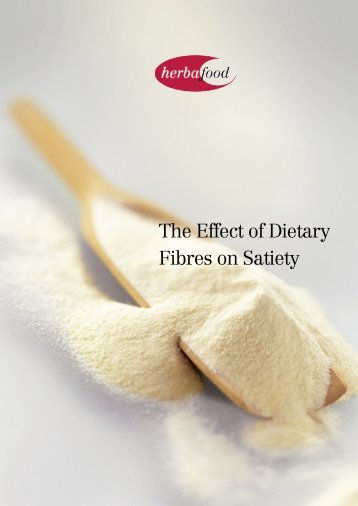 The Effect of Dietary Fibres on Satiety - Herbafood Ingredients GmbH