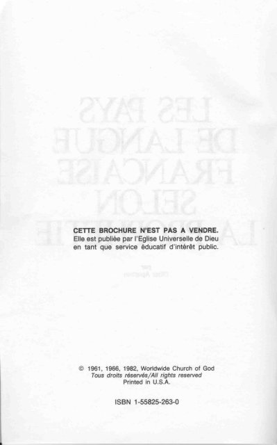 Pays de langue francaise selon la prophetie (Prelim 1988).pdf