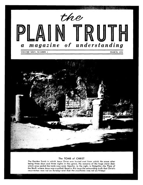 Plain Truth 1959 (Vol XXIV No 03) Mar - Herbert W. Armstrong