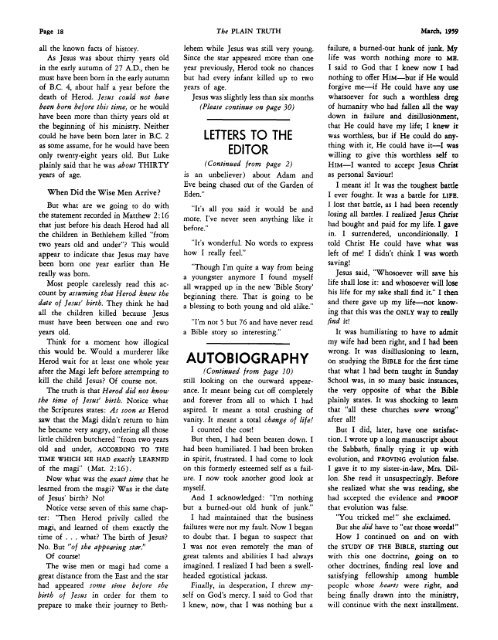 Plain Truth 1959 (Vol XXIV No 03) Mar - Herbert W. Armstrong