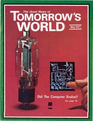 Tomorrows World 1971 (Vol III No 05) - Herbert W. Armstrong