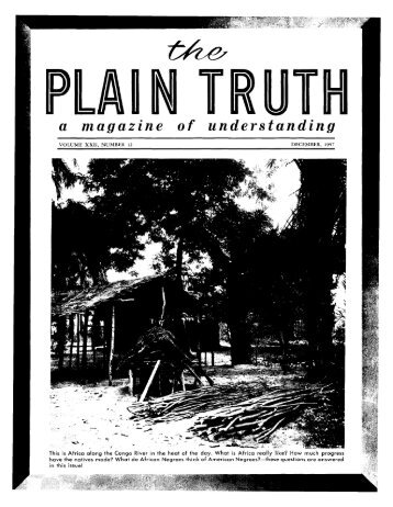 The Plain Truth - Herbert W. Armstrong