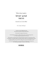 BROT UND WEIN - Langen Müller Herbig -Verlag