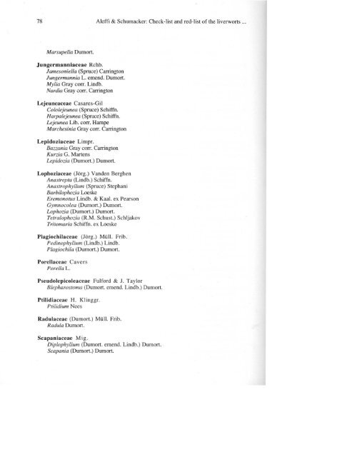 Check-list and red-list of the liverworts ... - Herbmedit.org